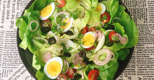 Salad trứng ngỗng